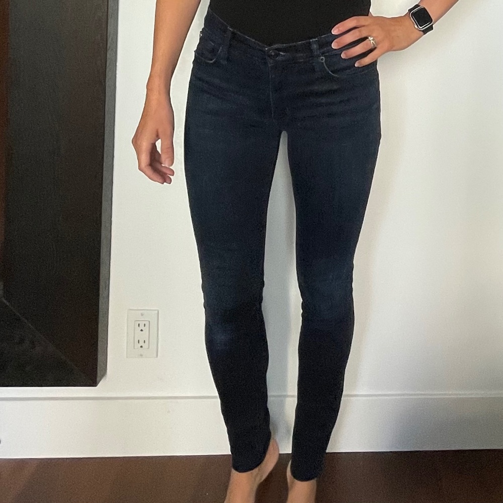 Hudson skinny low rise, size 25